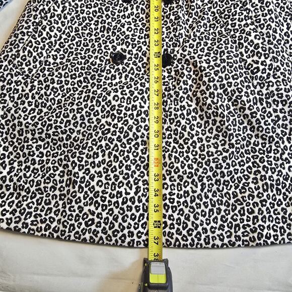 Kate Spade New York Women's Leopard Print Trench Coat Sz S 34" 920-922 Pristine - Picture 5 of 16
